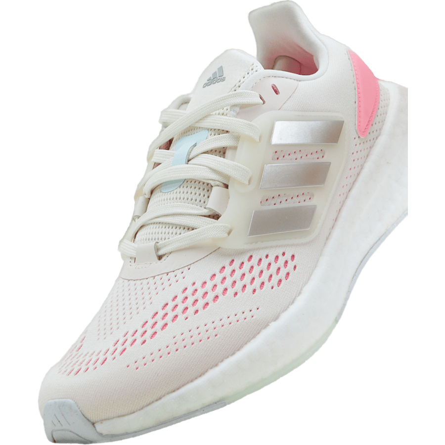 Pureboost 22 Shoes Cloud White / Silver Metallic / Beam Pink