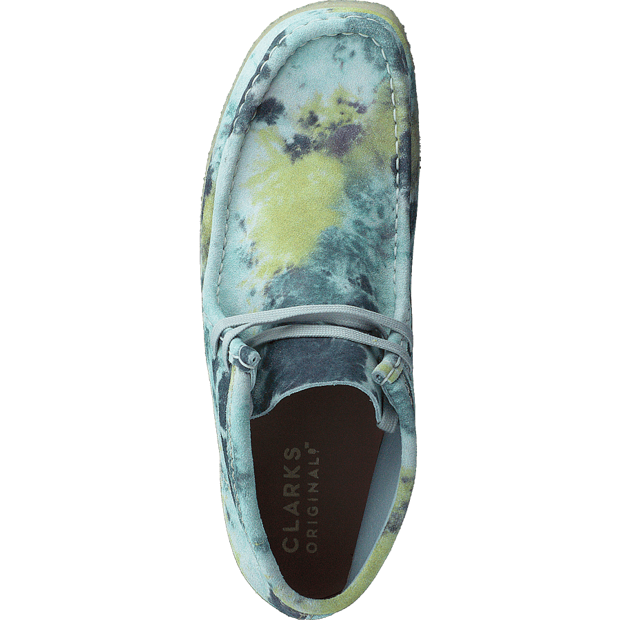 Wallabee Boot. Turquoise Tiedy
