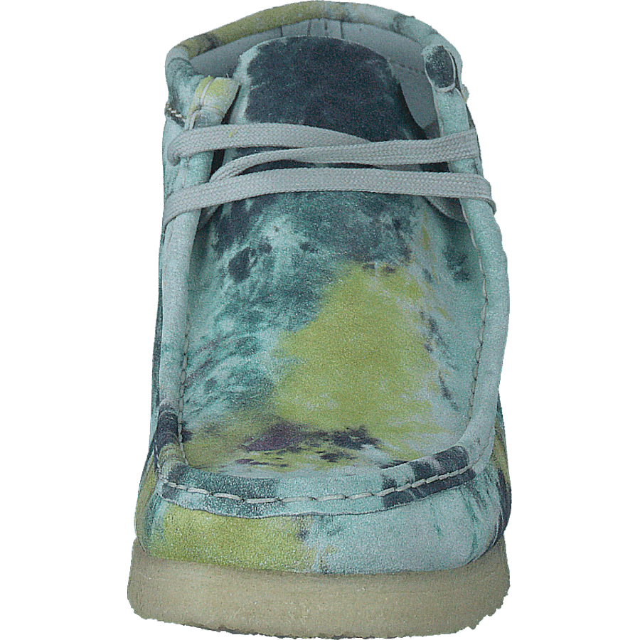 Wallabee Boot. Turquoise Tiedy