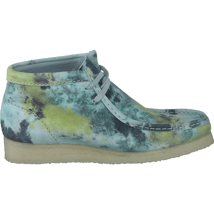 Wallabee Boot. Turquoise Tiedy