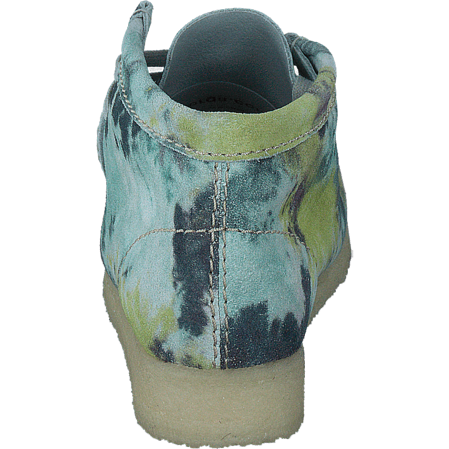 Wallabee Boot. Turquoise Tiedy