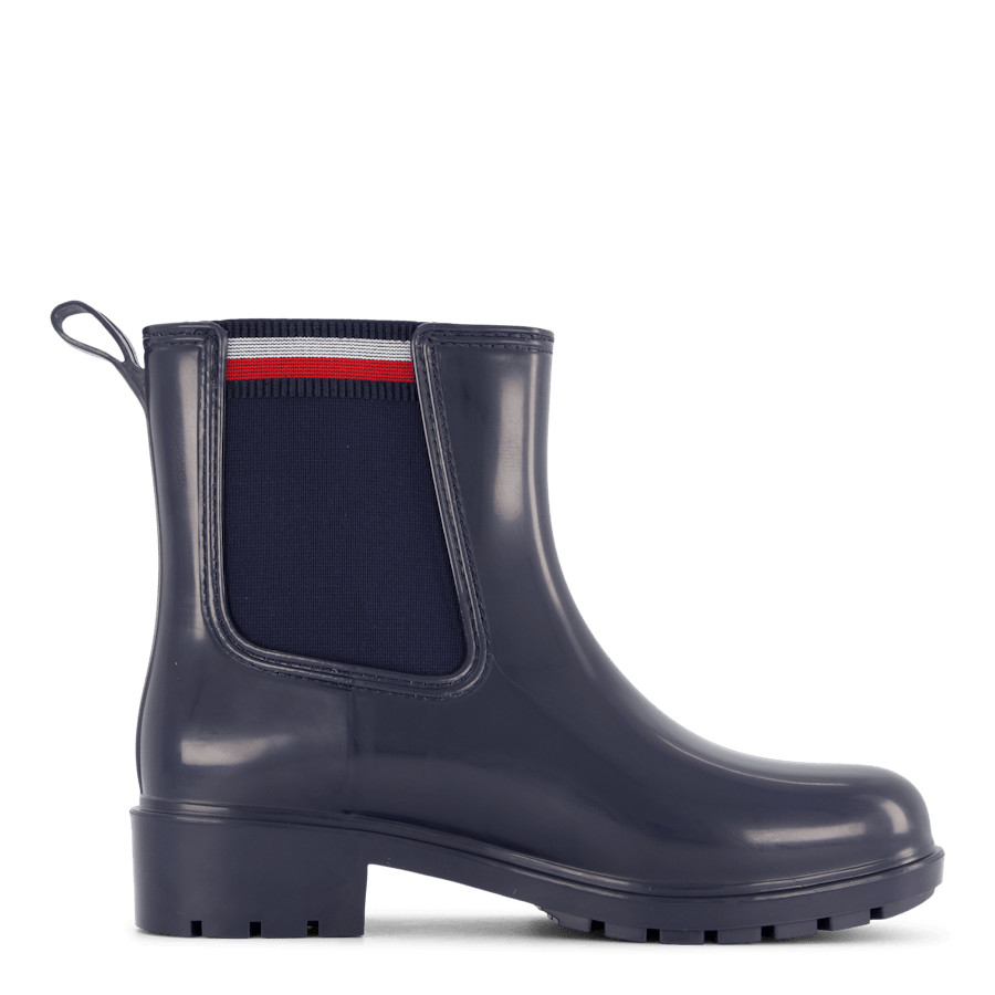 Corporate Elastic Rainboot Blue
