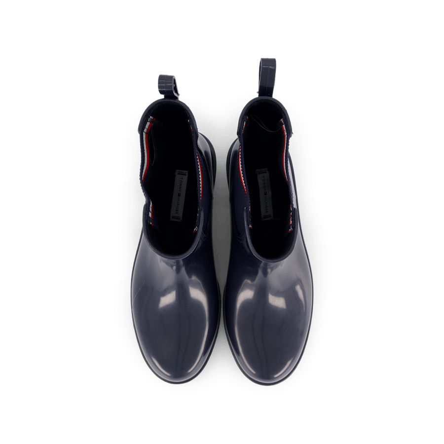 Corporate Elastic Rainboot Blue