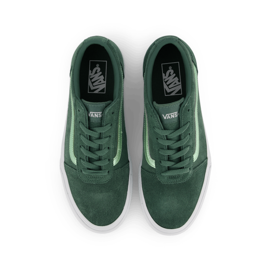 Wm Ward Metallic Suede Duck Green