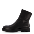 Solid W Leather Shoe Black Sky