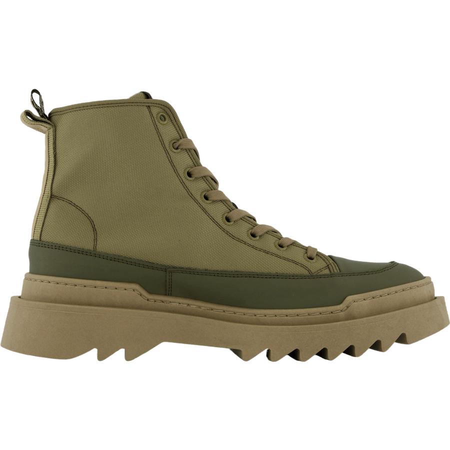 Kamiki High U Textile Kaki Green