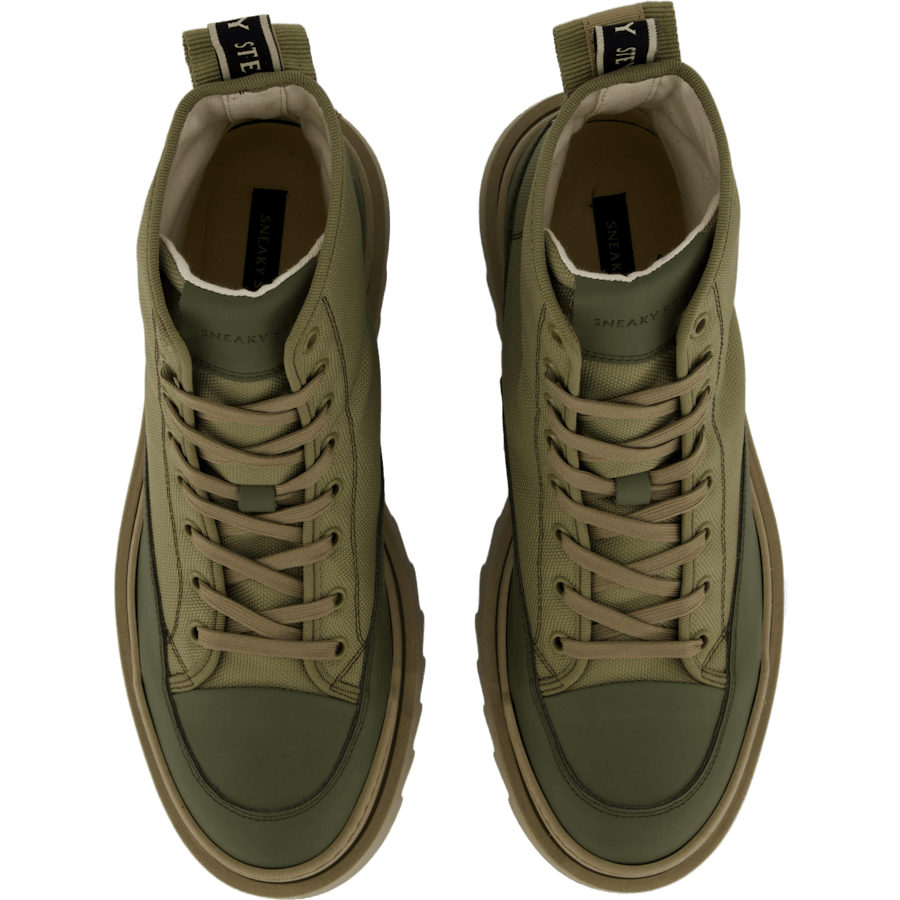 Kamiki High U Textile Kaki Green