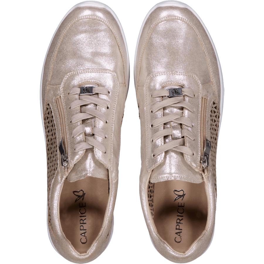 Peggy Taupe Metallic