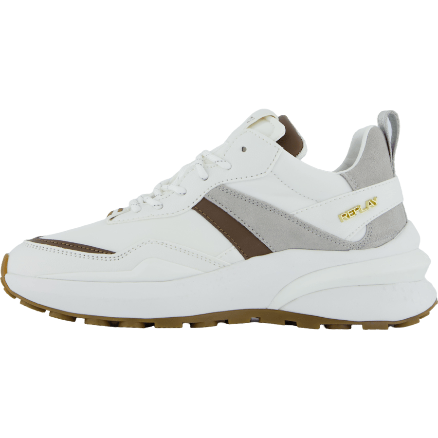 Athena Run White Brown