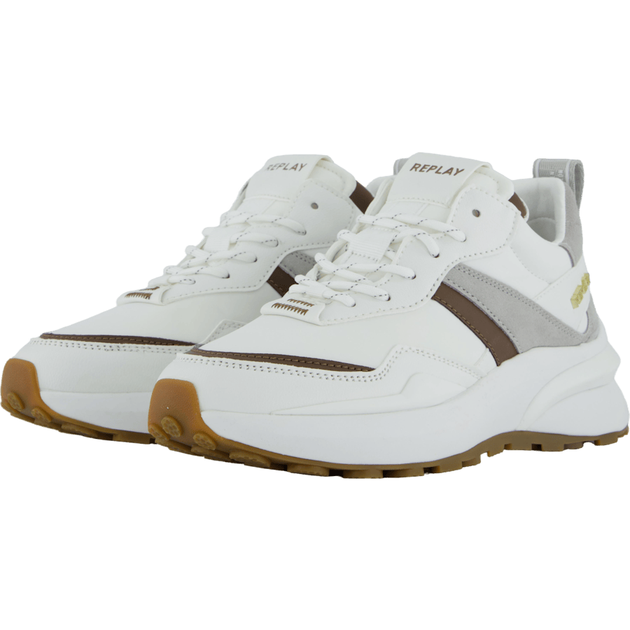 Athena Run White Brown