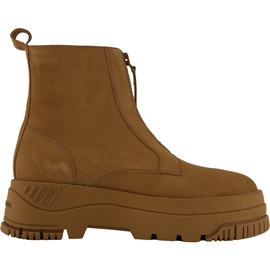 Tjw Zip  Up Flatform Nubuck Bo Light Sepia Brown