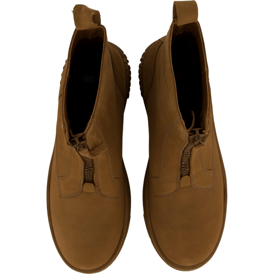 Tjw Zip  Up Flatform Nubuck Bo Light Sepia Brown