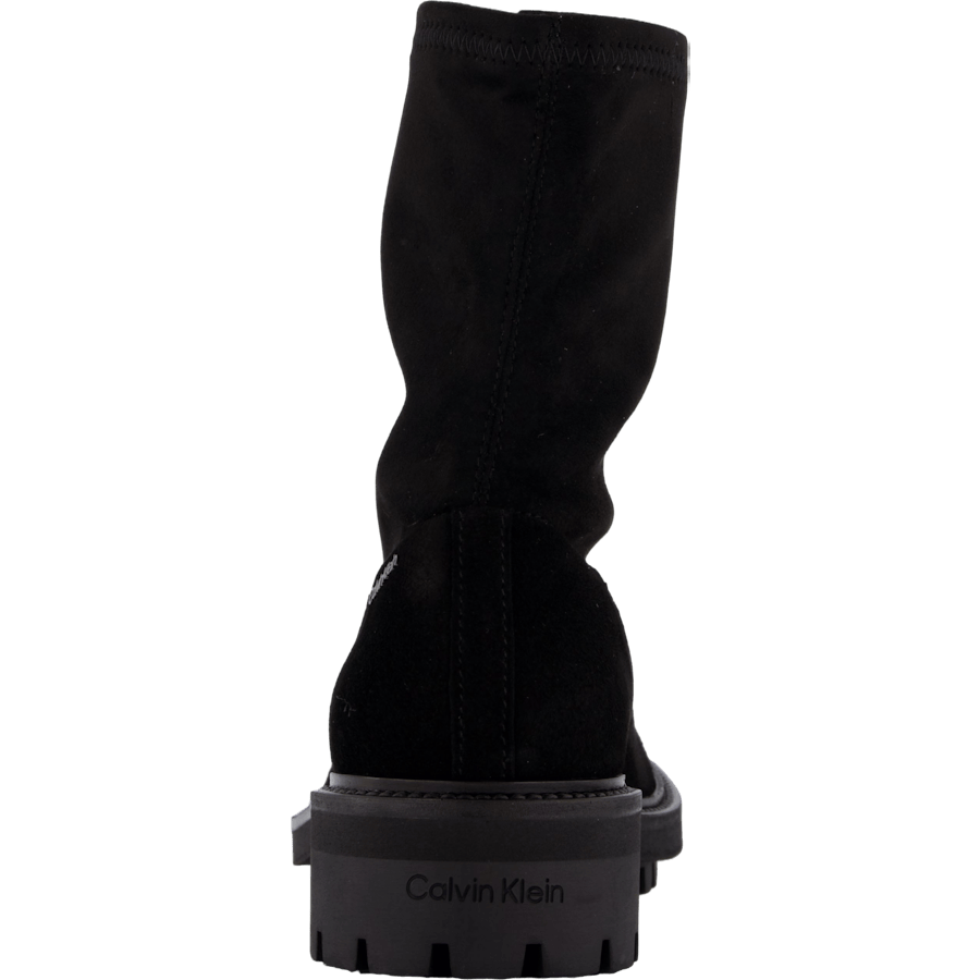 Flat Sock Boot Sue Mix Ck Black