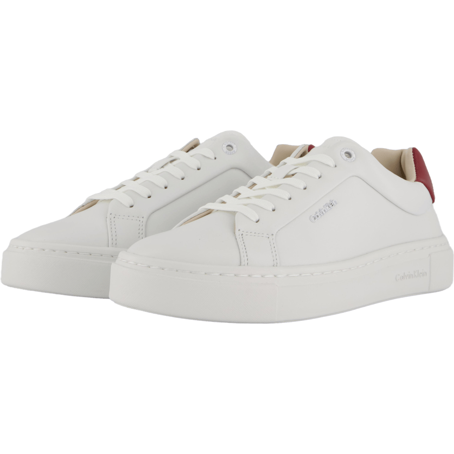 Cupsole Lace Up W/ml Lth Bright White/winery