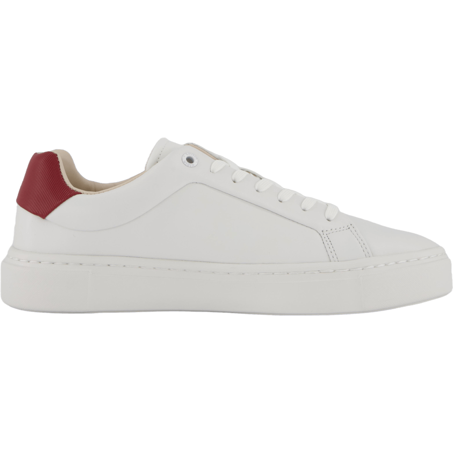 Cupsole Lace Up W/ml Lth Bright White/winery
