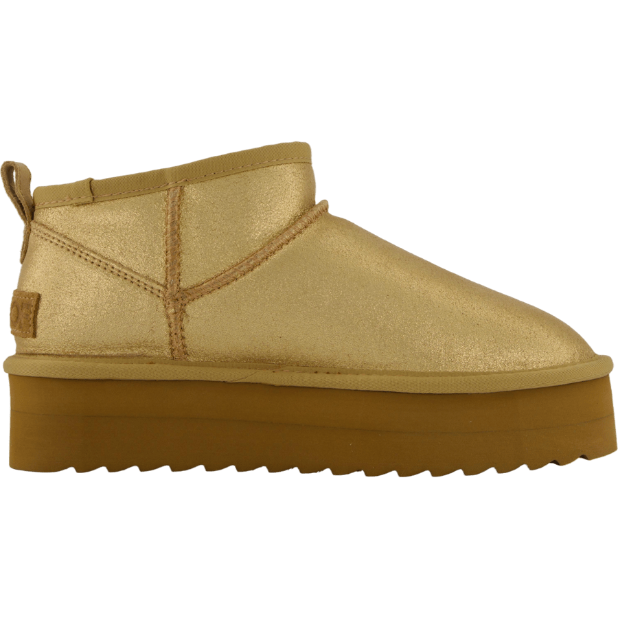 Lowboot Plateau Metallic Tan
