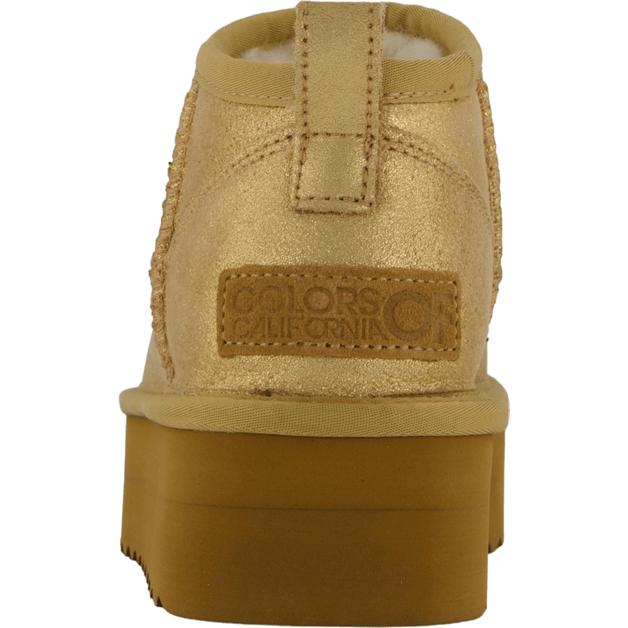 Lowboot Plateau Metallic Tan