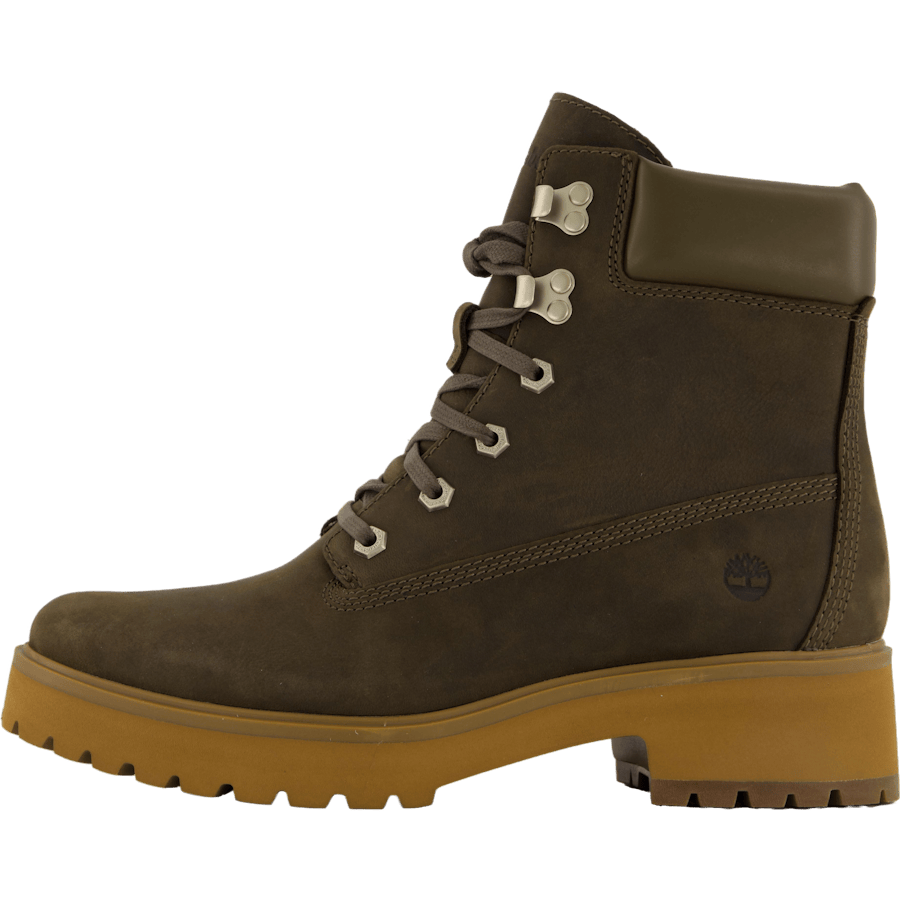 Mid Lace Up Boot Olv Full Grain