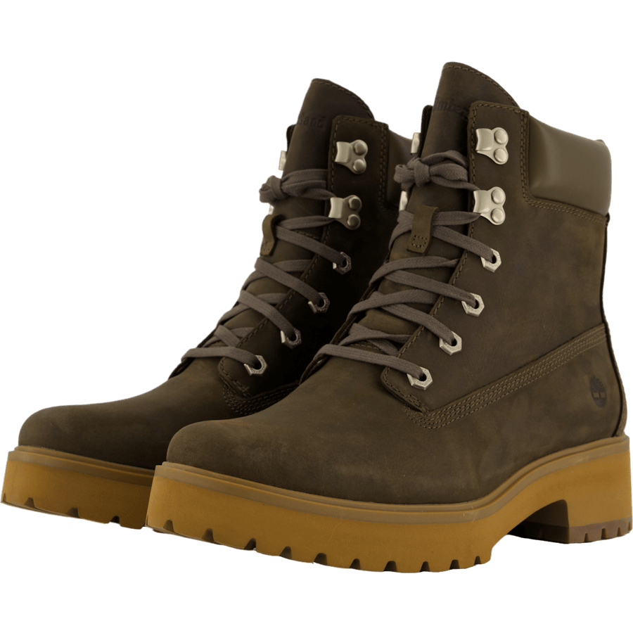 Mid Lace Up Boot Olv Full Grain