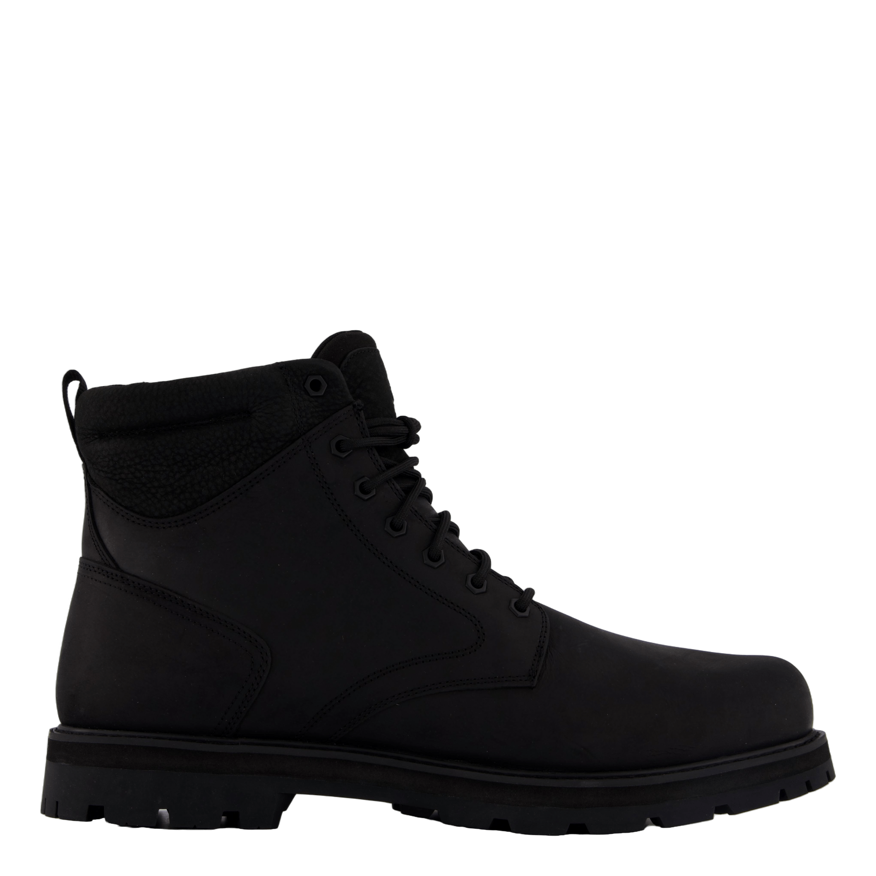 Mid Lace Up Waterproof Boot Blk Full Grain
