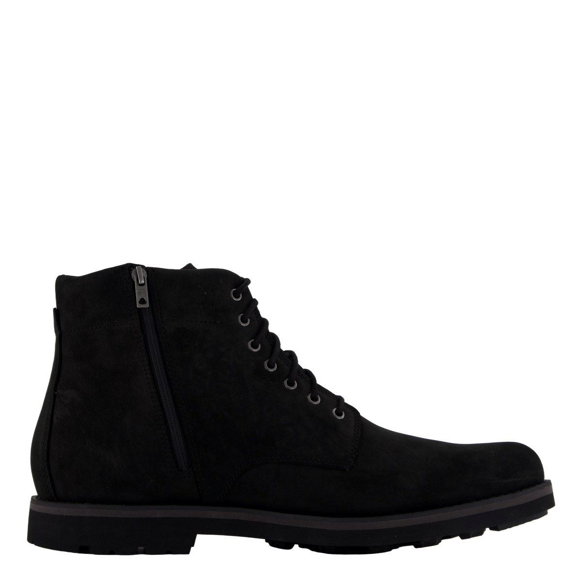 Mid Zip Up Waterproof Boot Jet Black