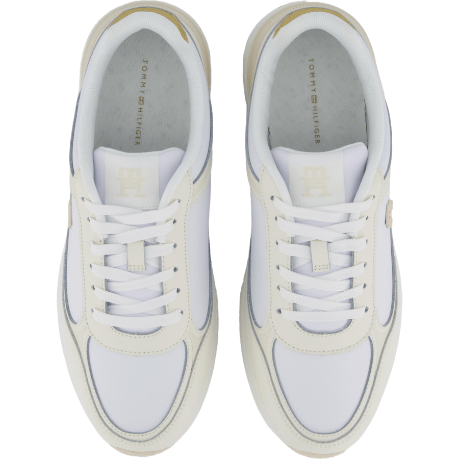 Casual Fashion Runner Lthr White