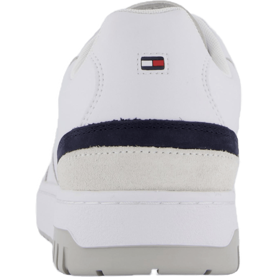 Th Basket Street Leather White