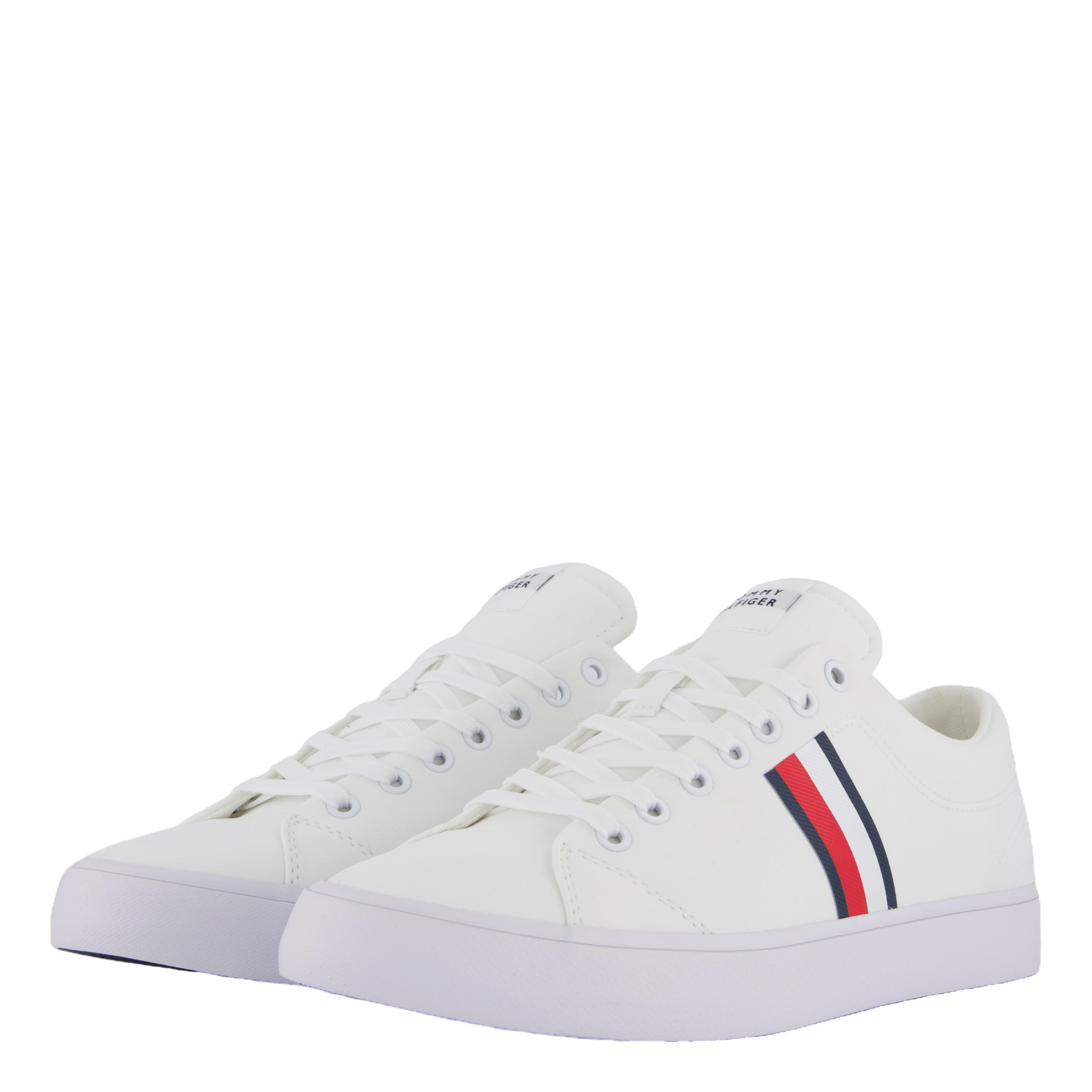 Th Hi Vulc Low Core Stripes Me White