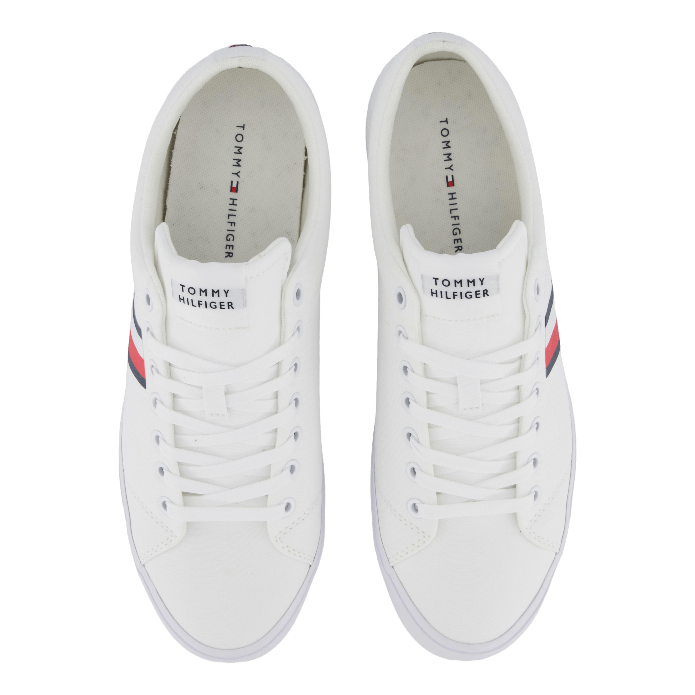 Th Hi Vulc Low Core Stripes Me White