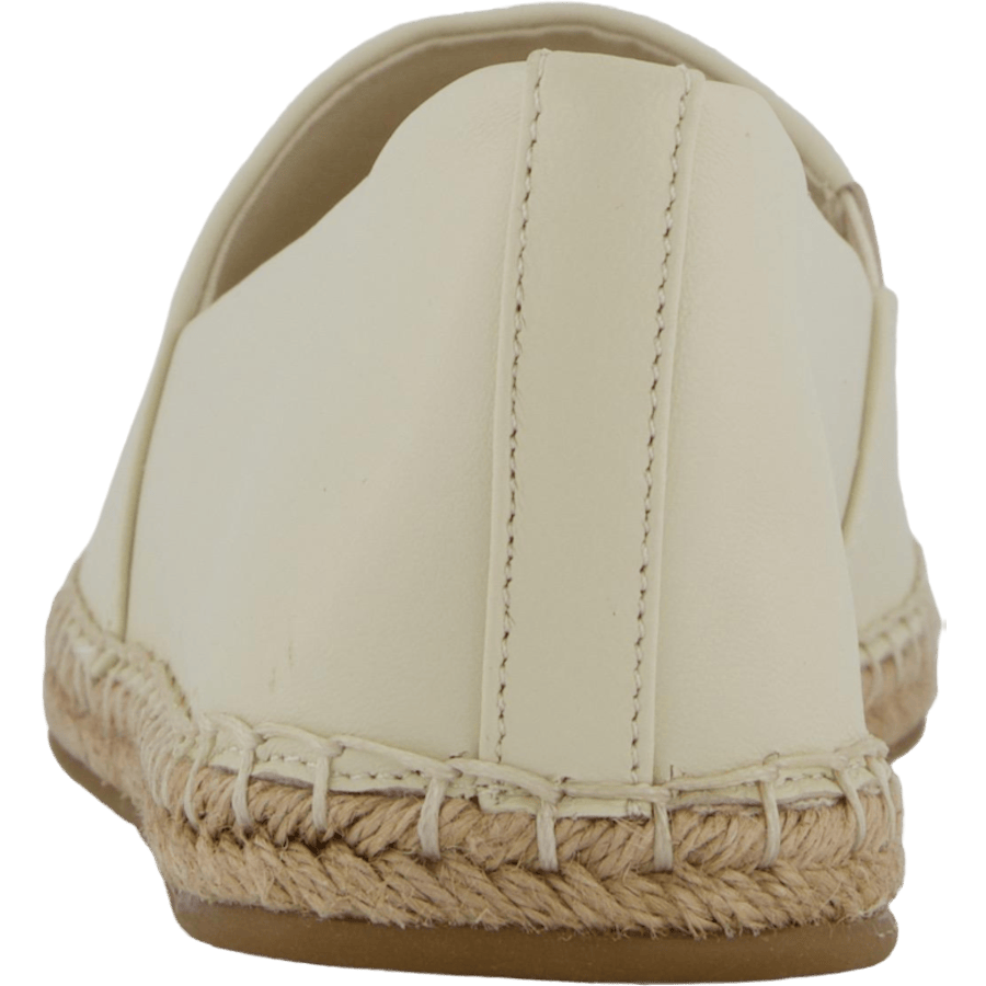 Th Logo Leather Espadrille Beige