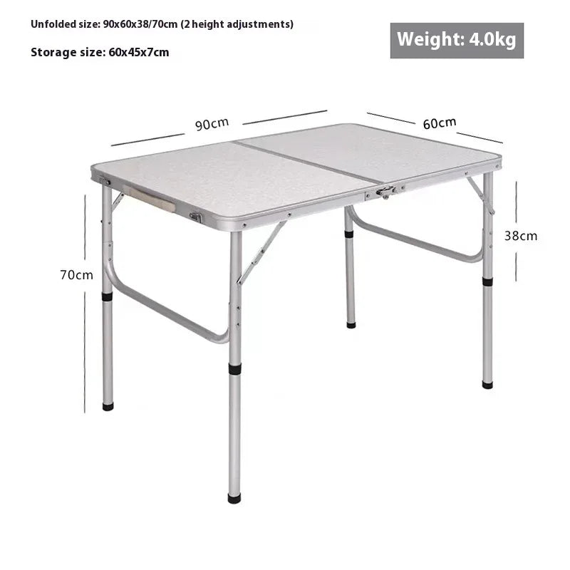 Foldable Portable Sturdy Camping Table With Four Chairs