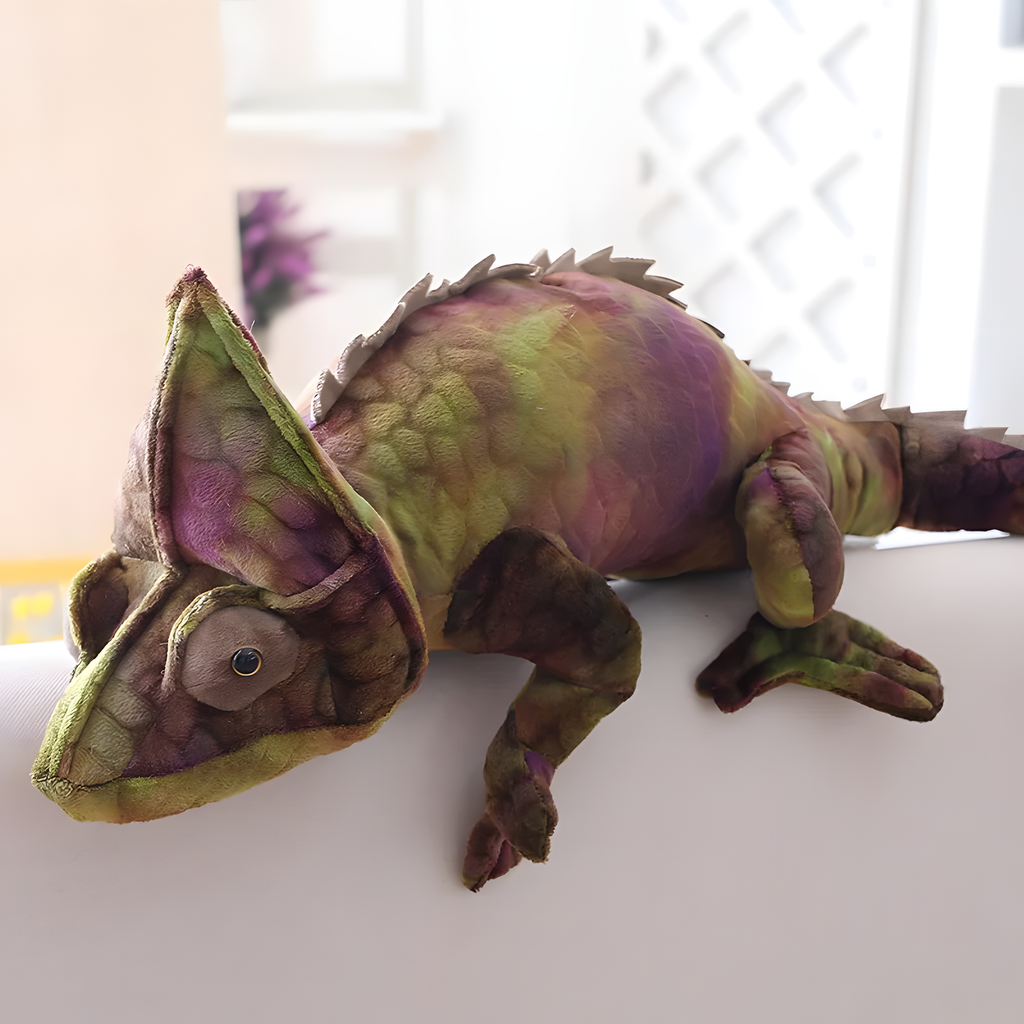 Realistic Chameleon Plush