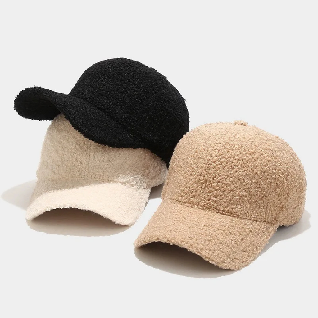 Teddy-Fleece Baseball Cap