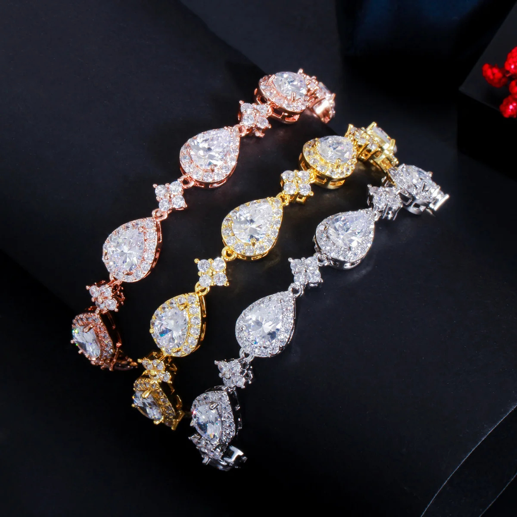 Teardrop Crystal Bracelet