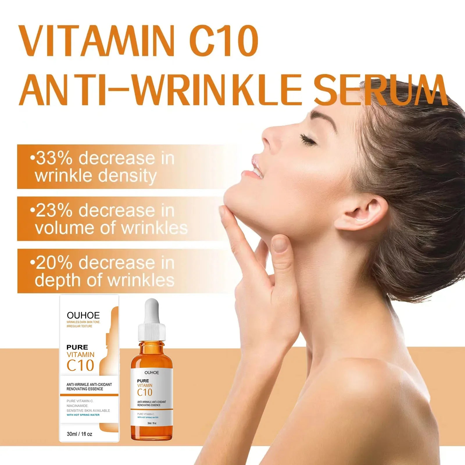 Vitamin-C-Faltenreduzierendes Gesichtsserum