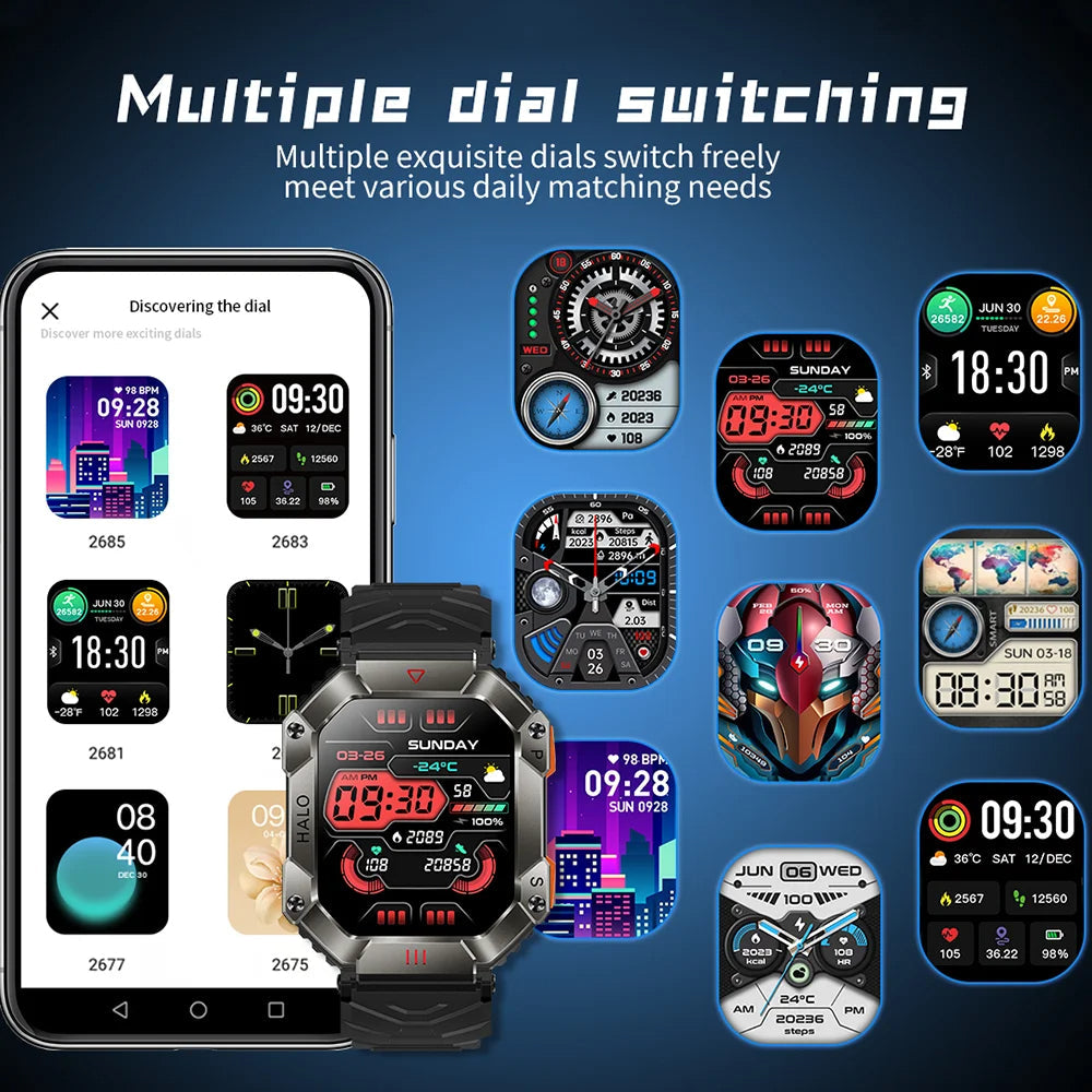 Robuste Militär-Smartwatch