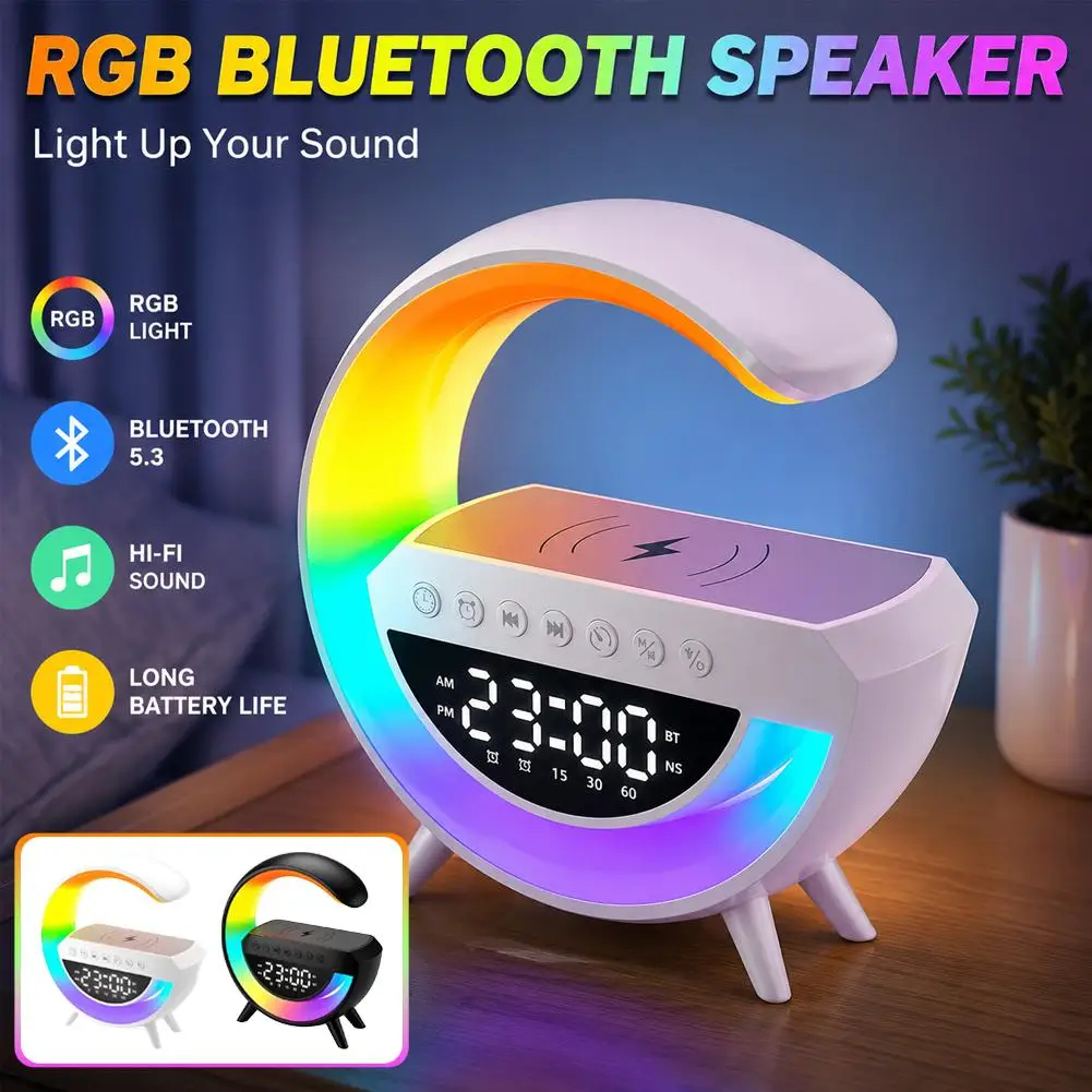 RGB Bluetooth Alarm Clock Speaker