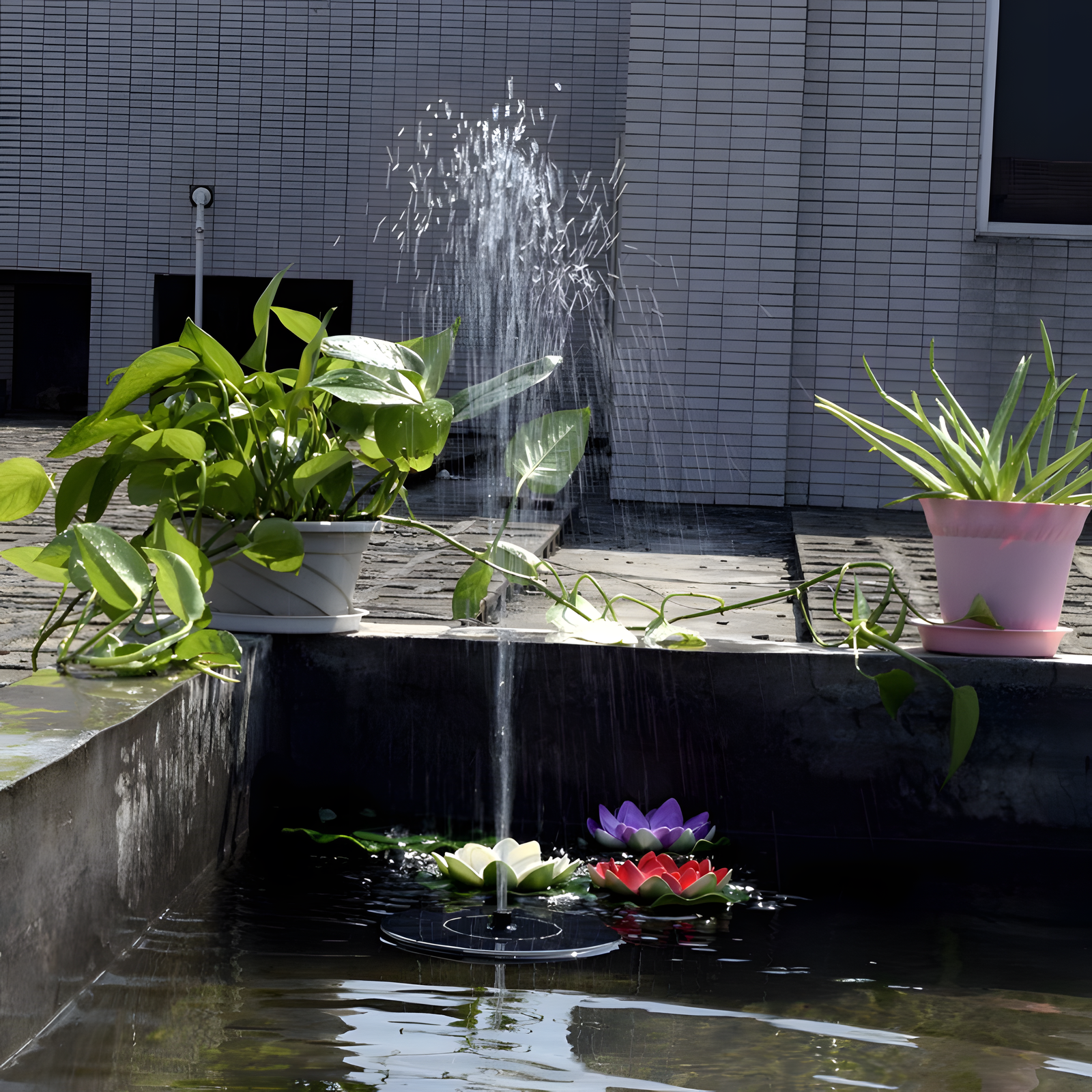 13 cm Floating Solar Fountain