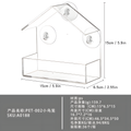 Window Acrylic Bird Feeder