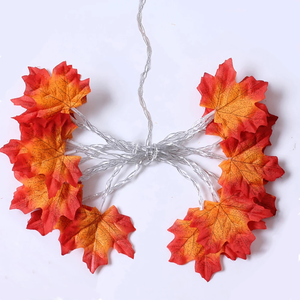 USB Maple Leaf String Lights
