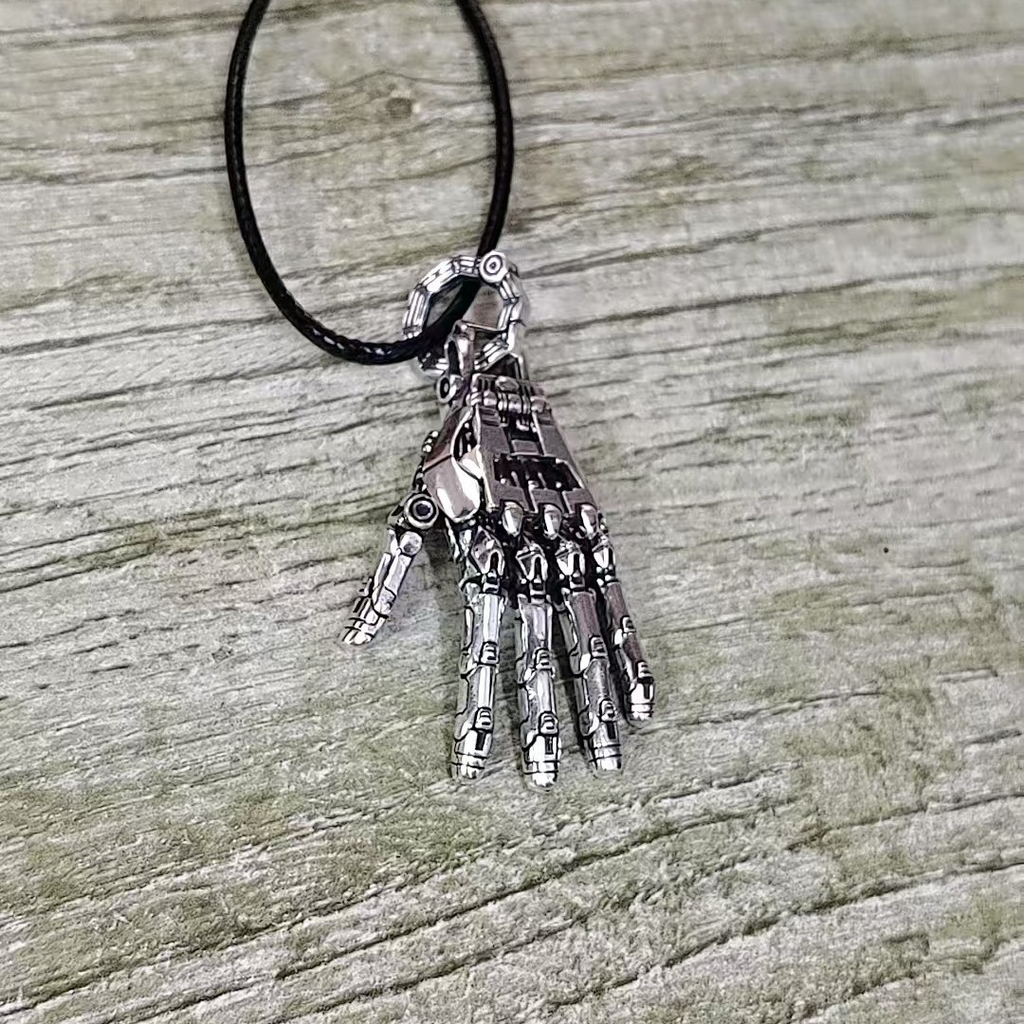 Mechanical Hand Pendant Necklace