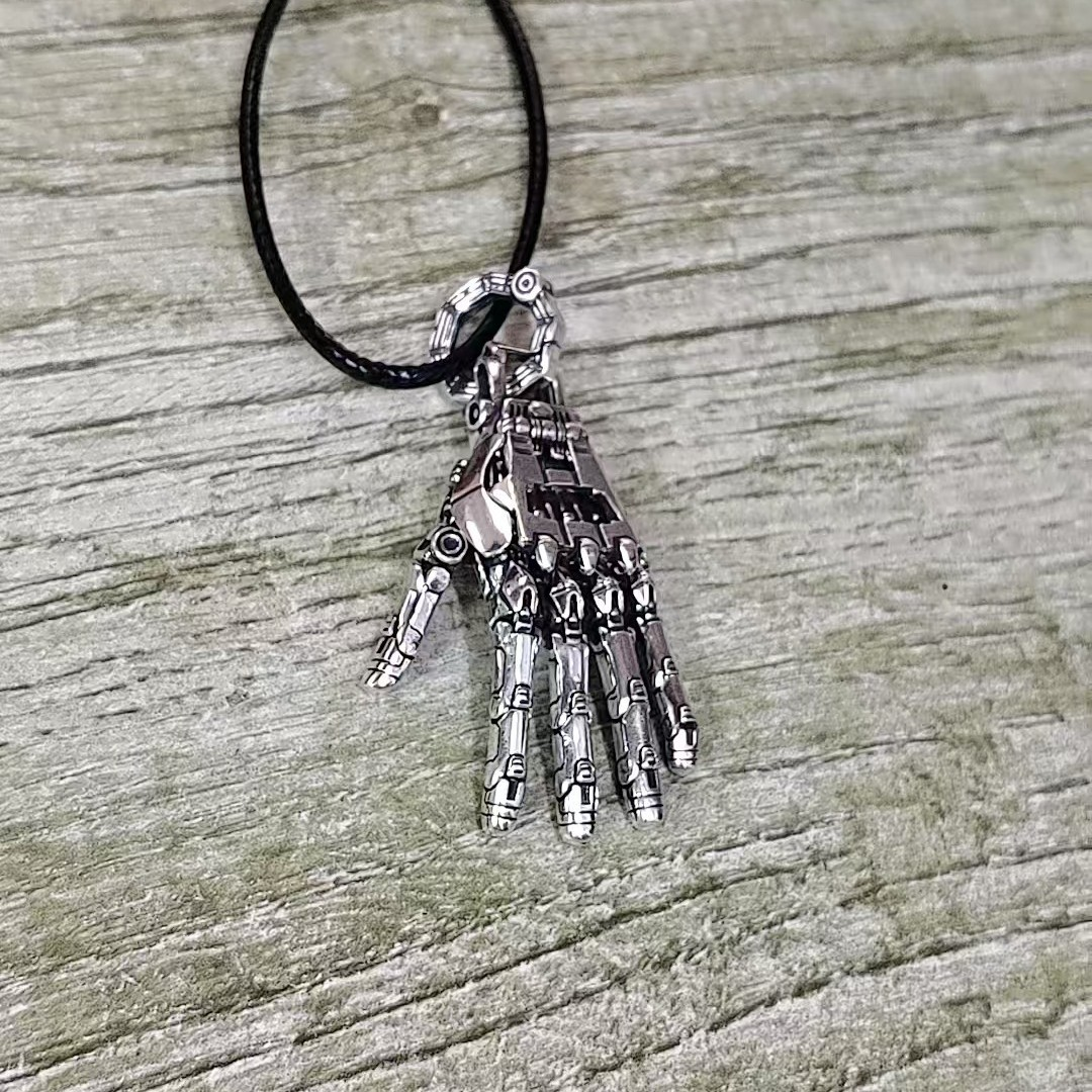 Mechanical Hand Pendant Necklace
