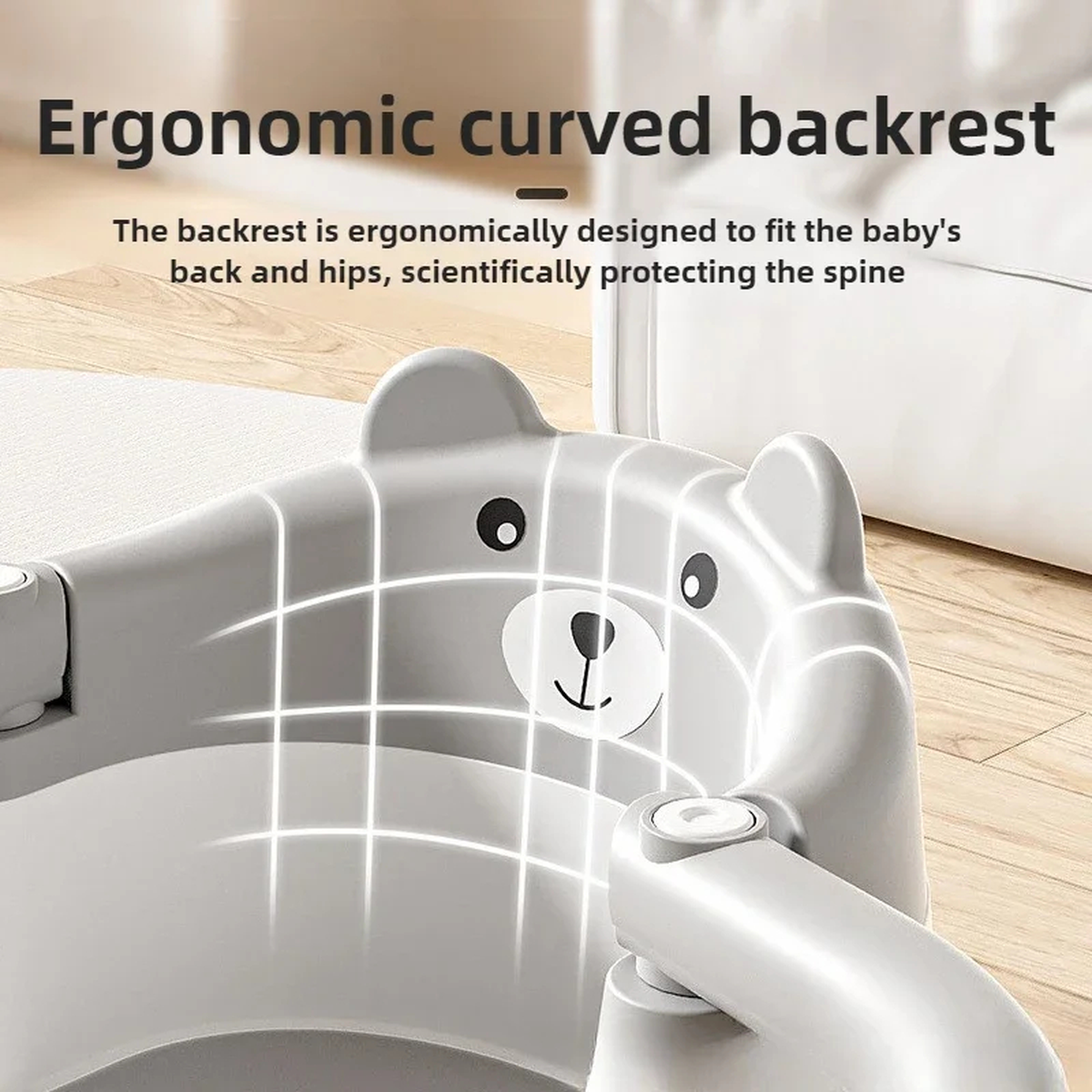 Foldable Baby Bath Support Seat