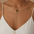 Tiger Eye Bolo Necklace