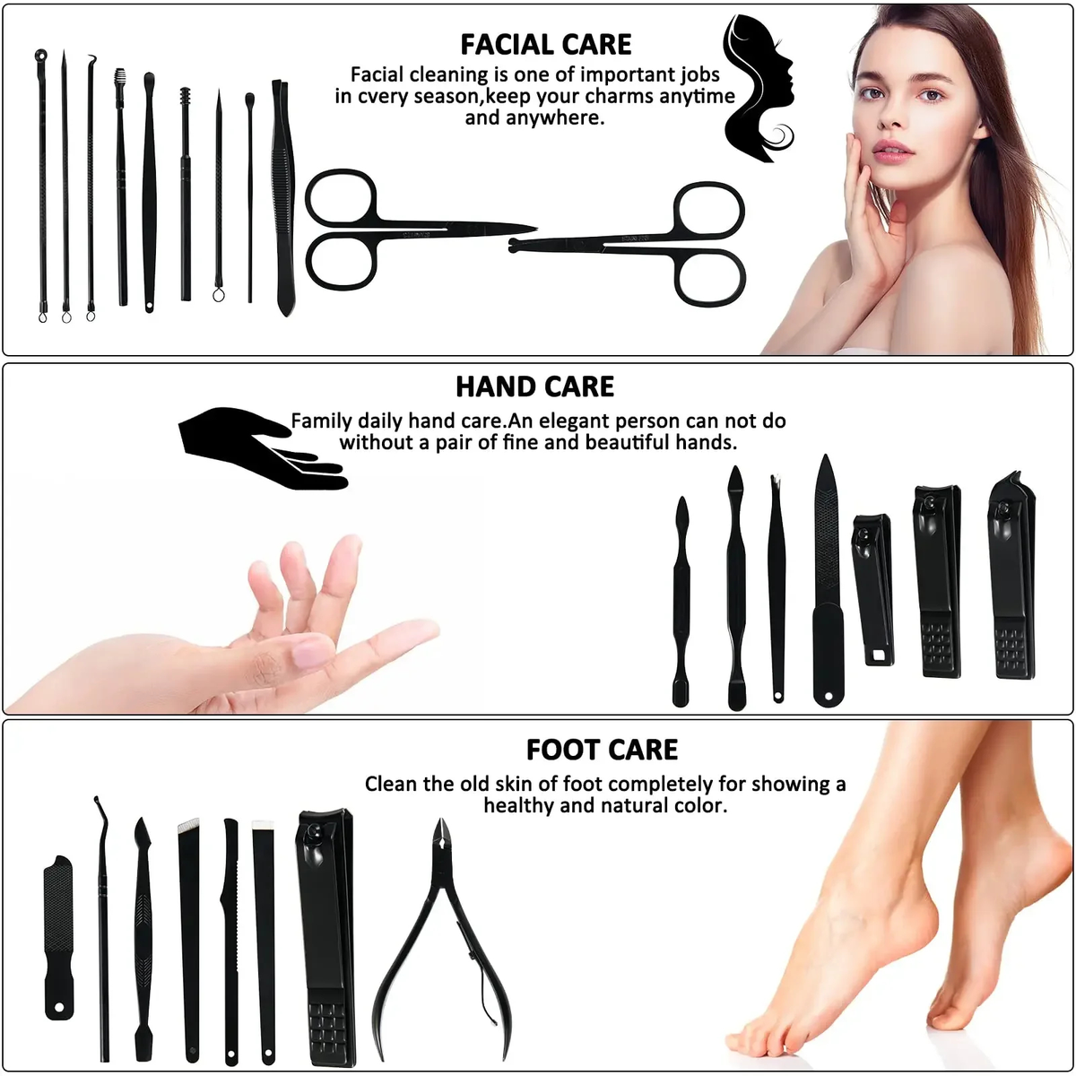 26-Piece Manicure and Pedicure Kit