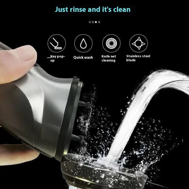 Men's Waterproof Ergonomic Shaver