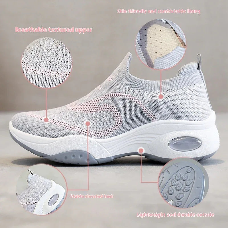 Women's Soft Bottom Breathable Shoes Casual Versatile Sneakers