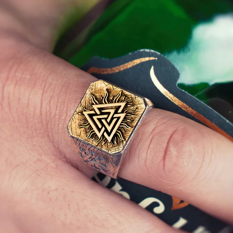 Men's Domineering Nordic Viking Ring