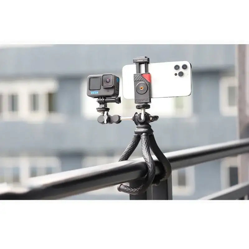 Ulanzi FT-01 Tripod flexibelt 360 grader kulledshuvud 1/4" skruv / Mobilhållare / Tillbehörssko - Bläckfisk