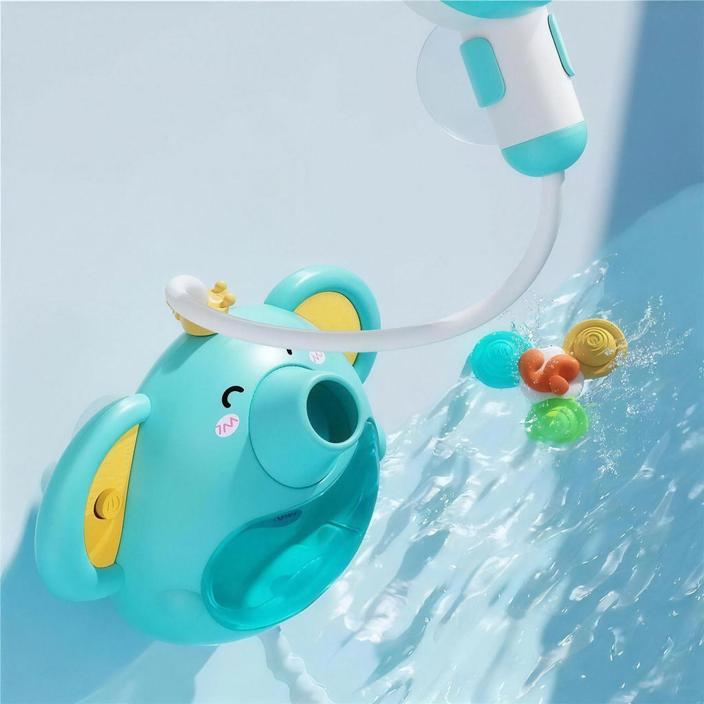 2 in 1 Elephant Bath Shower and Bubble Maker